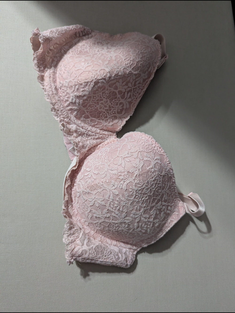 Everyday Lace Push-Up Bra in Light Pink
